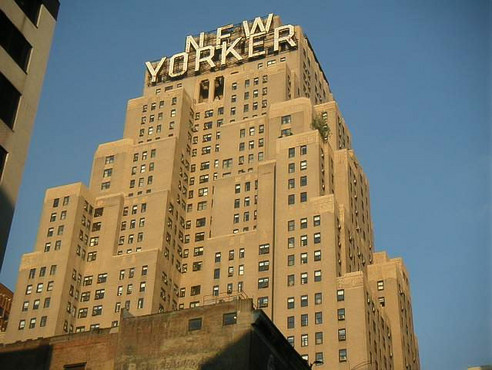 The Hotel New Yorker, where Tesla would live the rest of his life.
